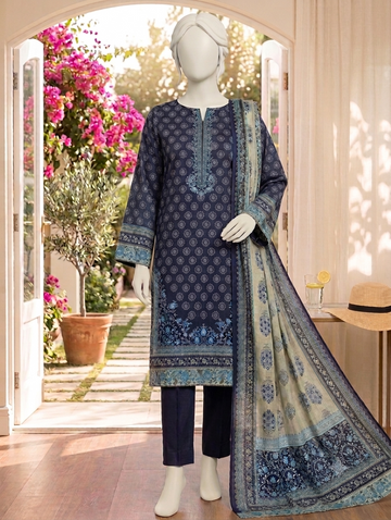 Digital Printed Lawn 3pc - Unstitch