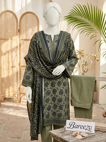 Digital Printed Lawn 3pc - Unstitch