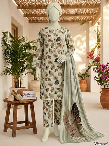 Digital Printed Lawn 3pc - Unstitch