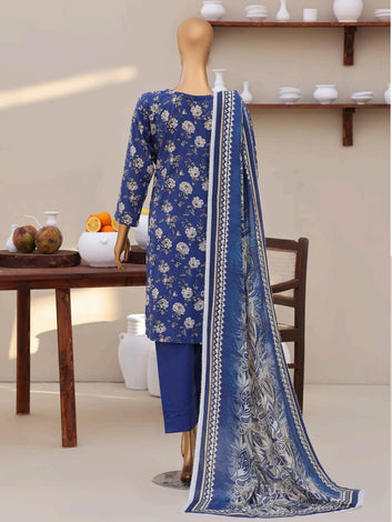 Digital Printed Swiss Lawn Dress - Three Piece