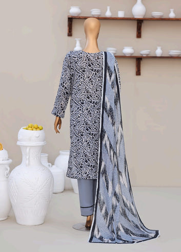 Digital Printed Swiss Lawn 3pc Dress