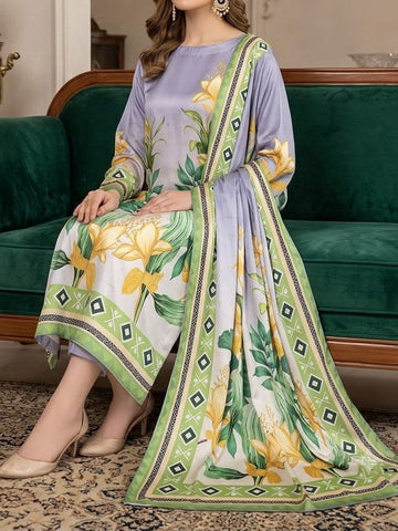 Digital Printed Silk 3pc