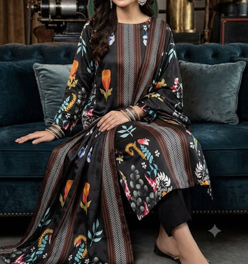 Digital Printed Silk 3pc
