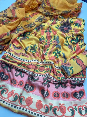Digital Printed Silk 3pc