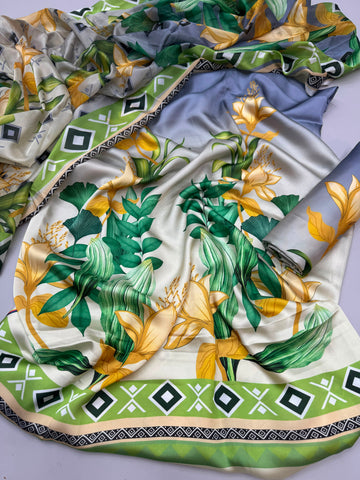 Digital Printed Silk 3pc