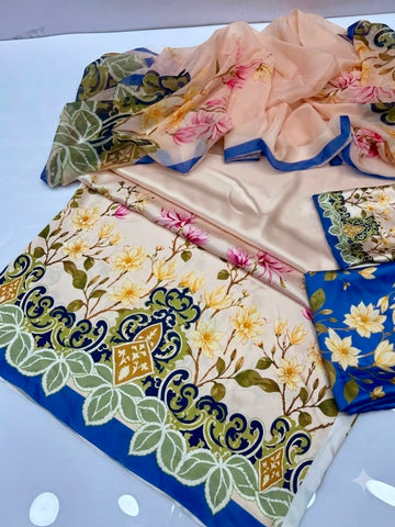 Digital Printed Silk 3pc