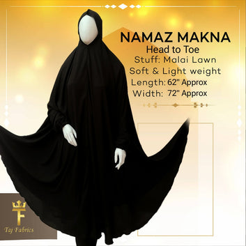 Khimar/Namaz Chadar Abaya Black - 2024