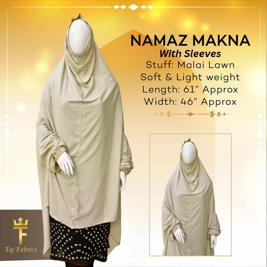 Makhna with Sleeves (Long Scarf) - 2024 | Skin Colour