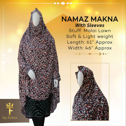 Namaz Makhna with Sleeves (Long Scarf) - 2024 SM 06