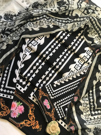 Digital Printed Swiss Lawn Three Piece Dress 2025 | SL 37