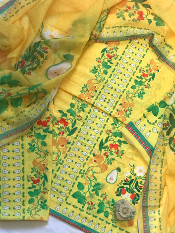 Digital Printed Swiss Lawn Three Piece Dress 2025 | SL 45