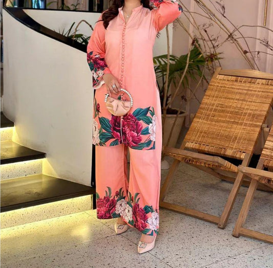 Digital Printed Swiss Lawn Three Piece Dress 2025 | SL 83