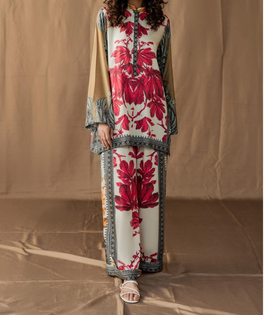Digital Printed Swiss Lawn Three Piece Dress 2025 | SL 79