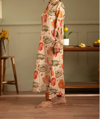 Digital Printed Swiss Lawn Three Piece Dress 2025 | SL 68