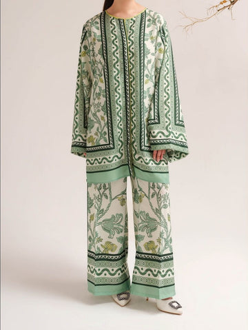 Digital Printed Swiss Lawn Three Piece Dress 2025 | SL 75