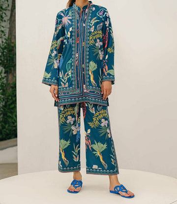 Digital Printed Swiss Lawn Three Piece Dress 2025 | SL 73