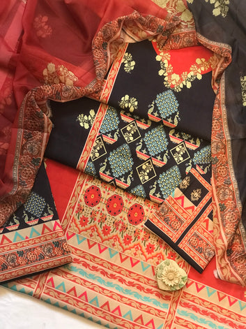 Digital Printed Swiss Lawn Three Piece Dress 2025 | SL 51