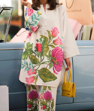 Digital Printed Swiss Lawn Three Piece Dress 2025 | SL 69