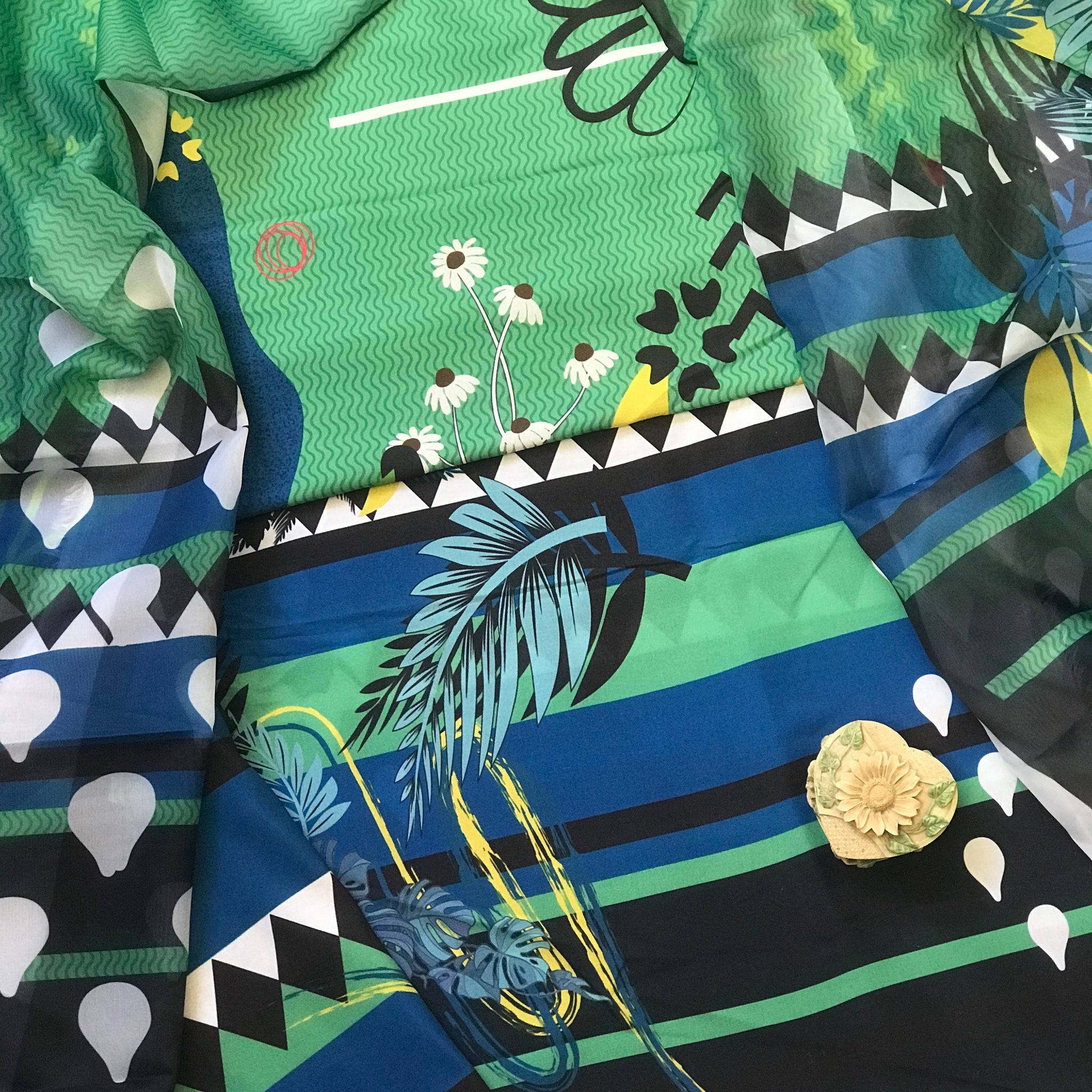 Digital Printed Swiss Lawn Three Piece Dress 2025 | SL 62