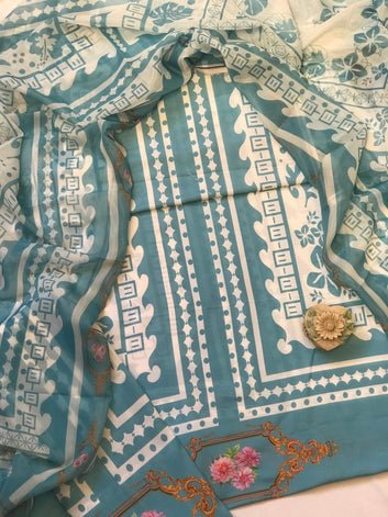 Digital Printed Swiss Lawn Three Piece Dress 2025 | SL 60