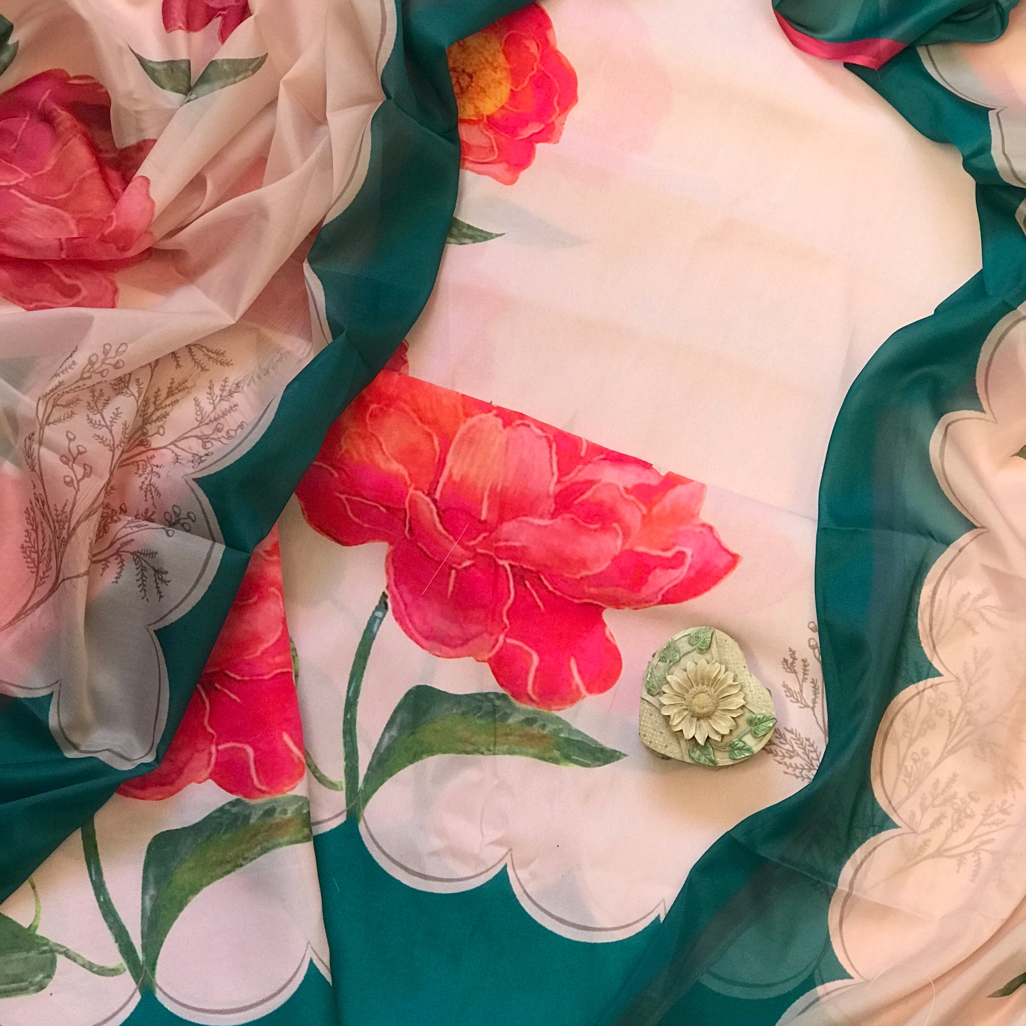 Digital Printed Swiss Lawn Three Piece Dress 2025 | SL 52