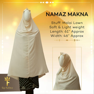Skin Color Namaz Makhna (Long Scarf) - 2025