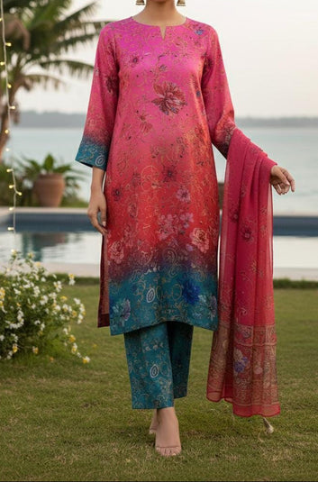 Digital Printed Silk 3pc