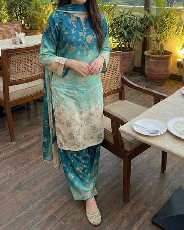 Digital Printed Silk 3pc