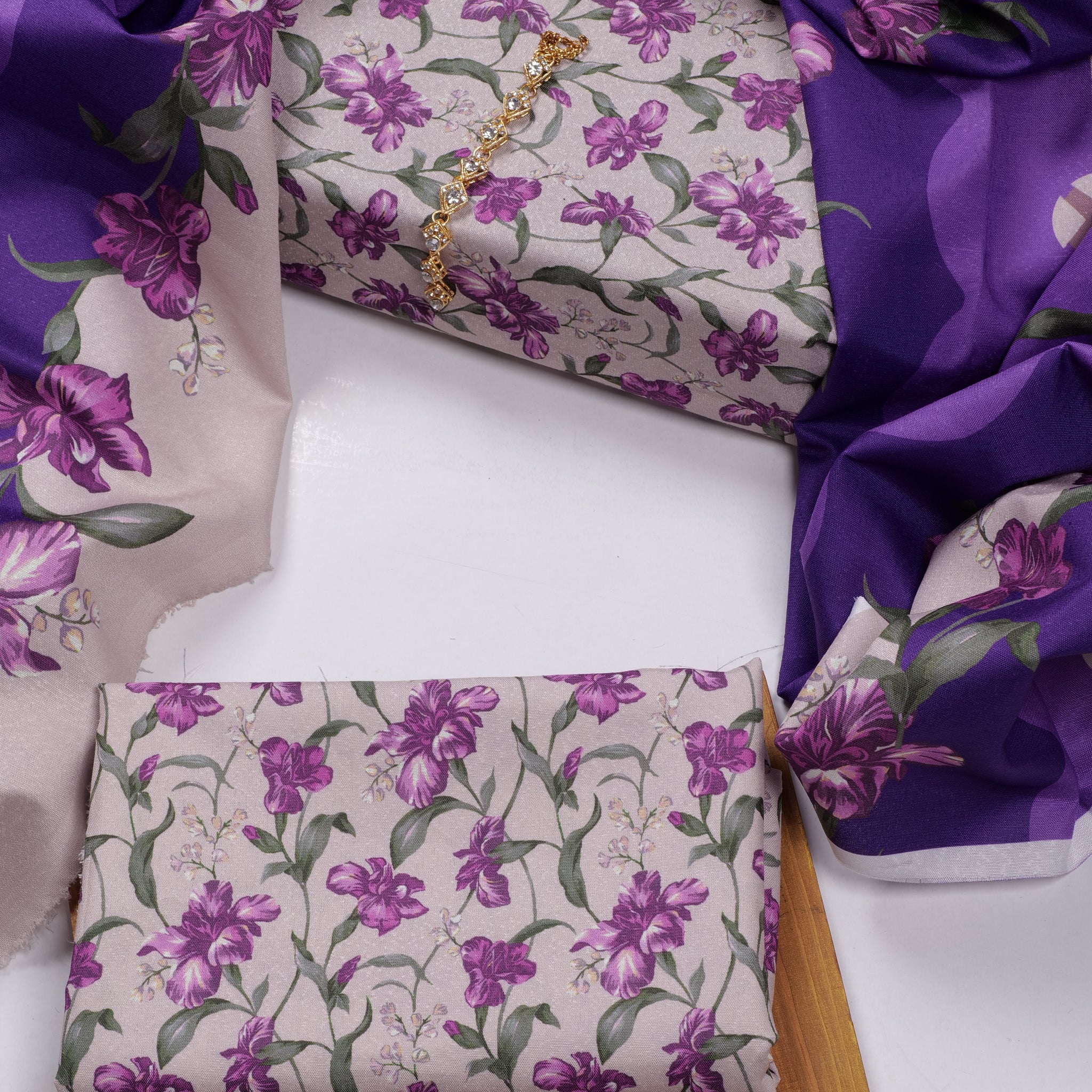 Digital Printed Karandi 3pc Dress - MS 01