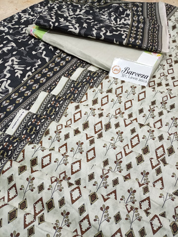 Digital Printed 3pc Lawn Charming Unstitch