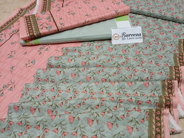 Digital Printed Lawn 3pc Unstitch - Daffodil