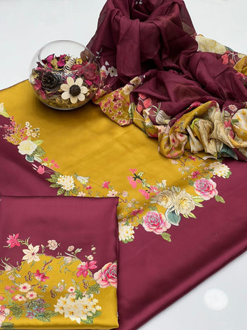 Digital Printed Silk 3pc