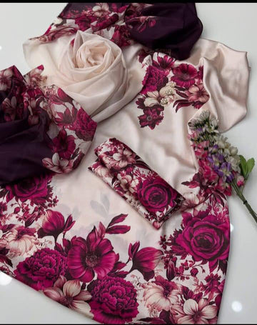Digital Printed Silk 3pc