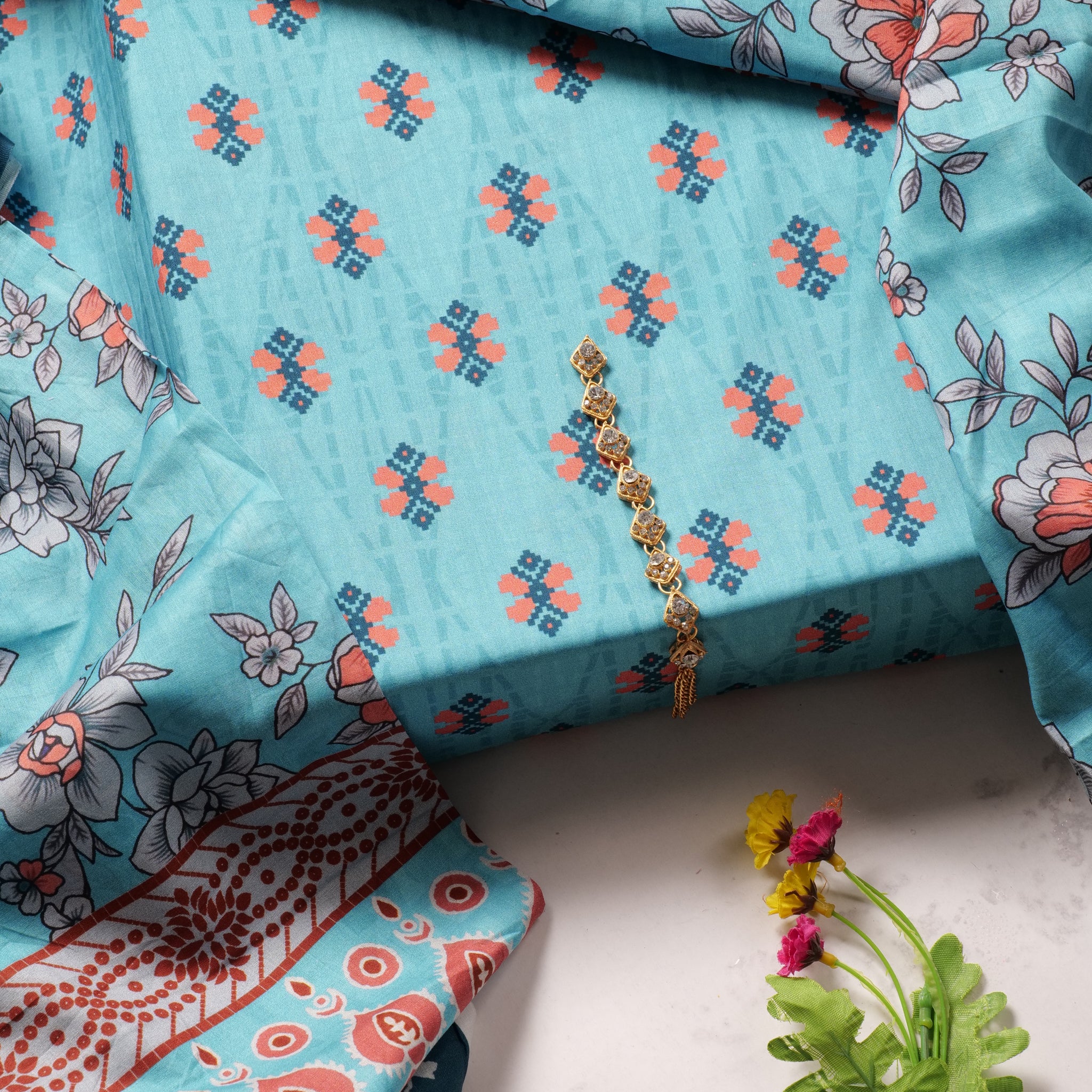 Digital Printed Pure Lawn 3pc