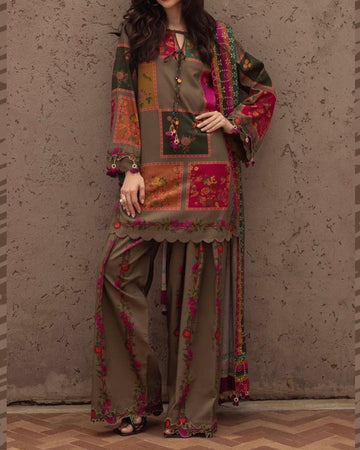 Digital Printed Silk 3pc